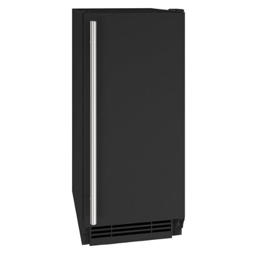 U-Line - 15" 25-Lb Freestanding Icemaker - Black