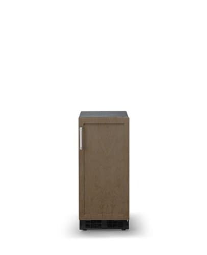 Viking - 15" Custom Panel Clear Ice Machine with Pump - Stainless Steel