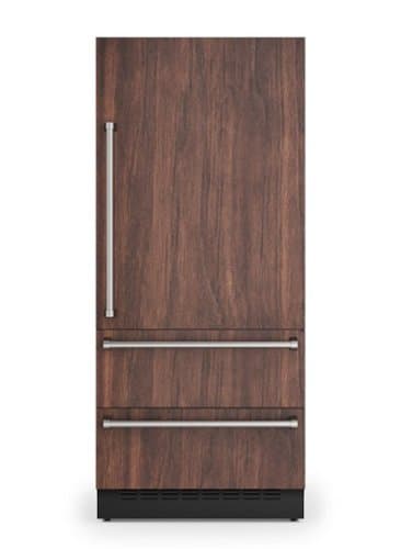 Viking - 36"W. VEIL Integrated Bottom Freezer - Custom Panel Right Hinge - Custom Panel Ready