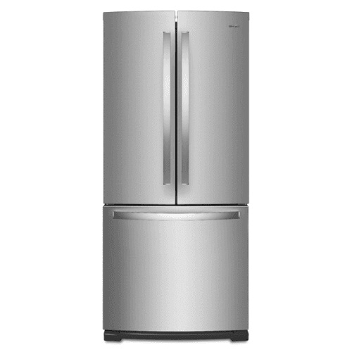Whirlpool - 20 Cu. Ft. Wide French Door Refrigerator - Stainless Steel