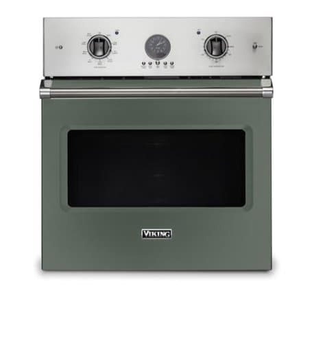 Viking - 27" Built-in Single Electric Convection Wall Oven - Eucalyptus
