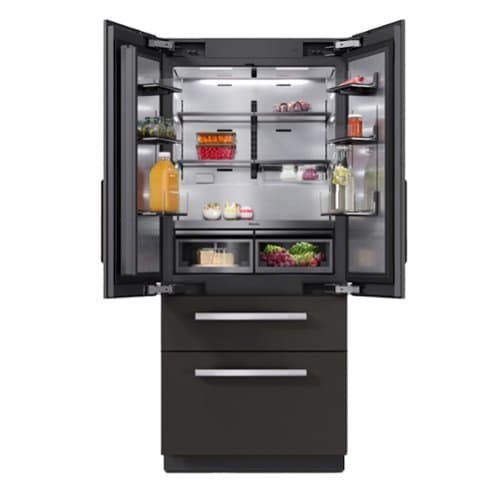Miele - KFMC 3846 French Door 36" 18.8 Cubic Feet Bottom Mount MasterCool Fridge-Freezer - Custom Panel Ready