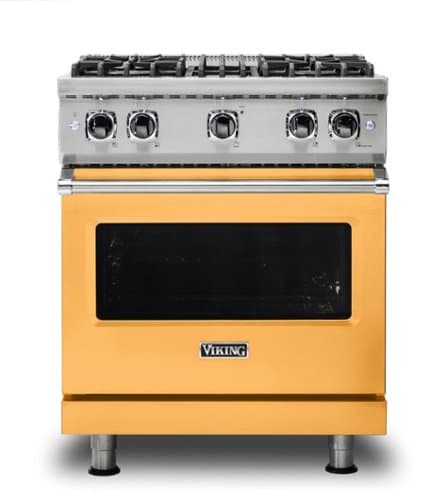 Viking - 5-Series Gas Sealed Burner Range - Daffodil