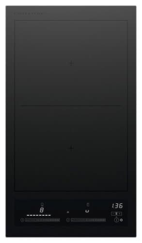 Fisher & Paykel - 12" Cooktop, 2 Zones with SmartZone - Black