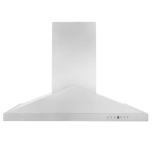 ZLINE - 30 inches - Externally Vented - Island Range Hood - Silver