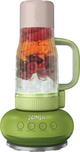 Ninja - BlendBOSS™ 26oz Tumbler Blender with Travel Tumbler, 1200 Peak Watts, Three AUTO IQ® Programs - Watermelon Bubblegum