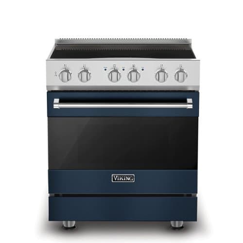 Viking - 3-Series Induction Self-Clean Range - Slate Blue