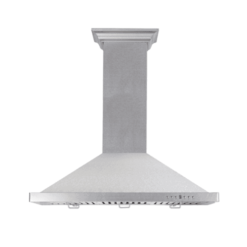 ZLINE - 36 inches - Externally Vented & Convertible - Wall Range Hood - Satin Stainless