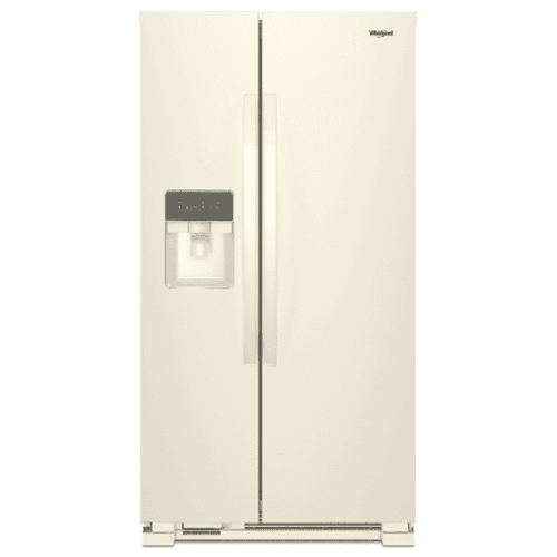 Whirlpool - 24 Cu. Ft. Side-by-Side Refrigerator with LED Interior Lighting - Biscuit-on-Biscuit