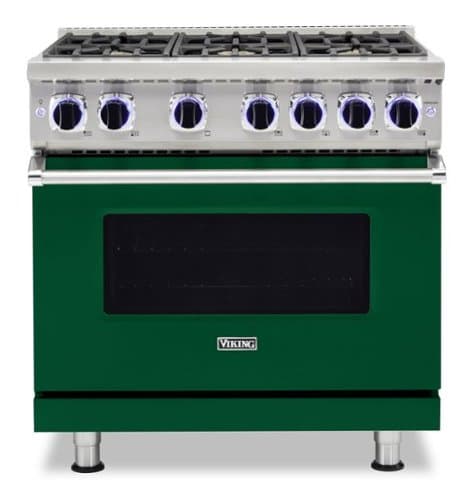 Viking - VGR Freestanding 7 Series Gas 36" Range - Ivy