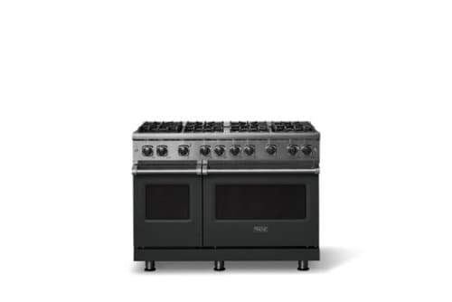 Viking - 6.1 Cu. Ft. Professional 5 Series Freestanding Double Oven Gas Convection 8 Burner Range - Antique Bronze