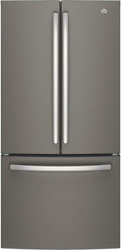 GE - 24.7 Cu. Ft. French Door Refrigerator with Internal Water Dispenser - Slate