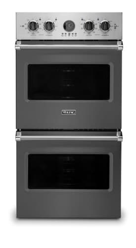 Viking - 27"Premiere Electric Double Oven - Damascus Gray