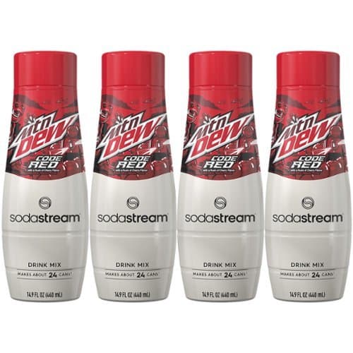 SodaStream - Mountain Dew Code Red Drink Mix 4-Pack