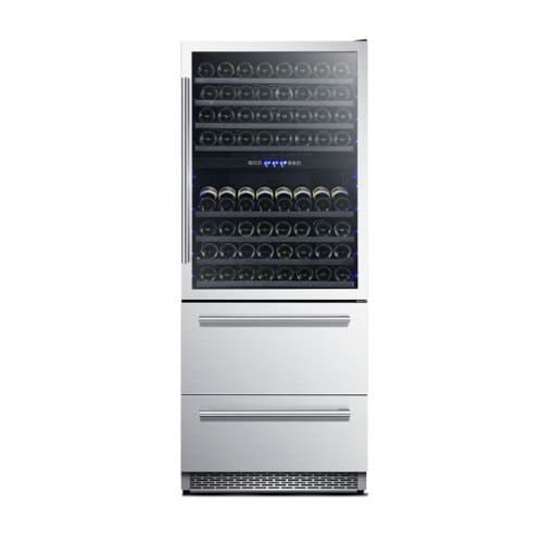 Forno Appliances - Capraia 144-Bottle Convertible Wine Cooler - Stainless Steel