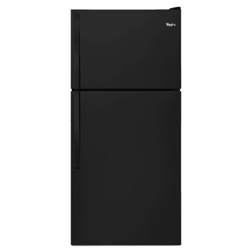 Whirlpool - 18.2 Cu. Ft. Top-Freezer Refrigerator - Black