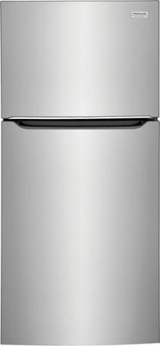 Frigidaire - 20 Cu. Ft. Garage Ready Top Freezer Refrigerator - Stainless Steel