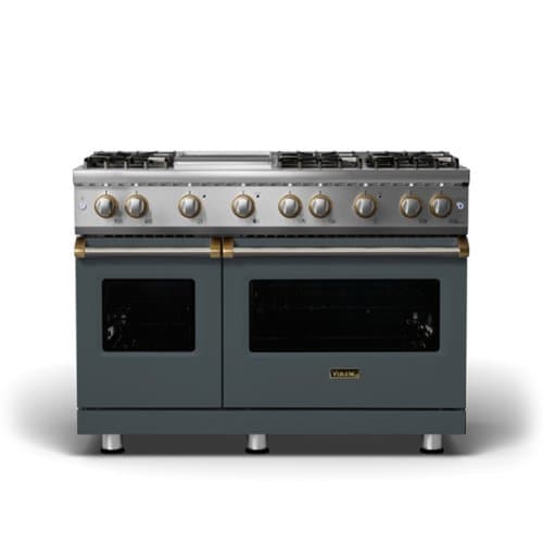 Viking - 5-Series 6.1 cu ft Freestanding all Gas Sealed Burner Range - Squall