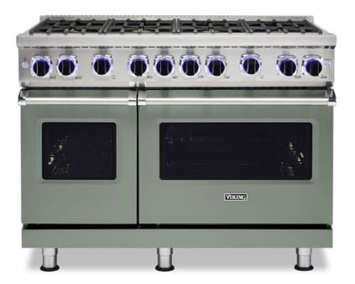 Viking - VGR Freestanding 7 Series Gas 48" Range - Eucalyptus