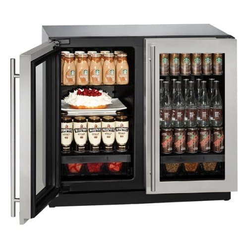 U-Line - Modular 3000 Series 6.9 Cu. Ft. Built-In Mini Fridge - Custom Panel Ready