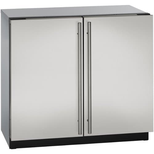 U-Line - Modular 3000 Series 6.9 Cu. Ft. Built-In Mini Fridge - Stainless Steel