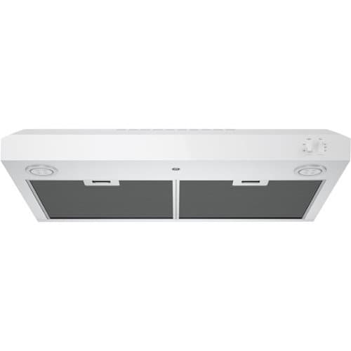 GE - 30 inches - Convertible - Under cabinet Range Hood - White