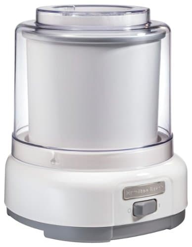 Hamilton Beach - 1-1/2-Quart Ice Cream Maker - White