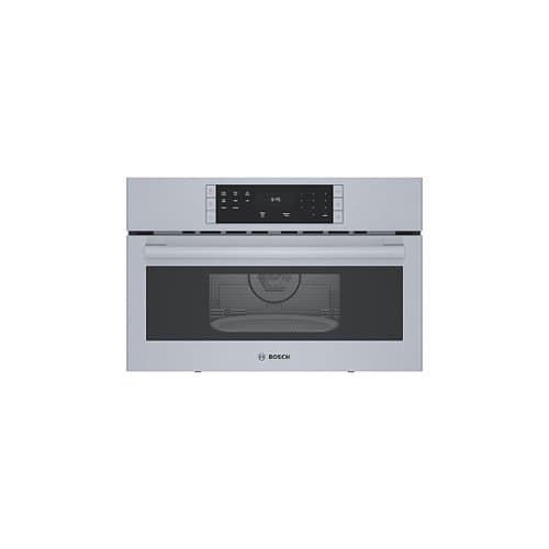 Bosch - 500 Series 1.6 Cu. Ft. Built-In Microwave with Sensor Cooking - Stainless Steel