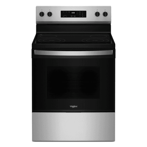 Whirlpool - 30-inch Electric Range with No Preheat Mode - Stainless Steel