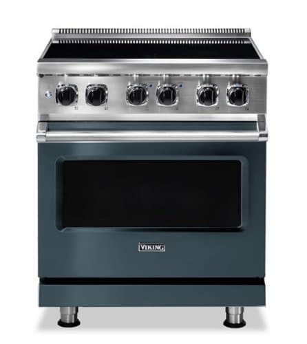 Viking - 5 Series 4.7 Cu. Ft. Freestanding Electric Induction Range - Squall