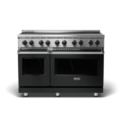 Viking - 5 Series 48" Wide Freestanding Electric Induction Range - Antique Bronze