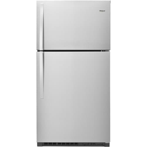 Whirlpool - 21.3 Cu. Ft. Top-Freezer Refrigerator - Stainless Steel