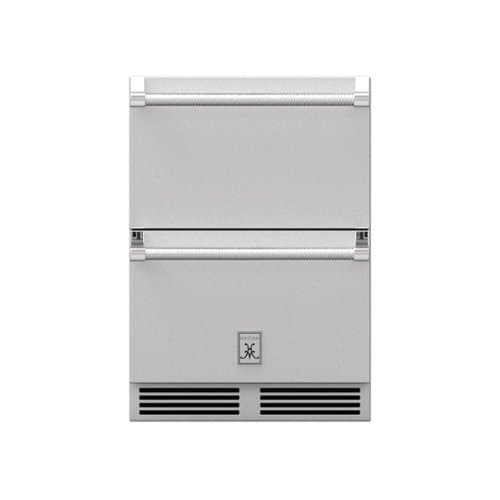 Hestan - 5.2 Cu. Ft. Mini Fridge - Stainless Steel