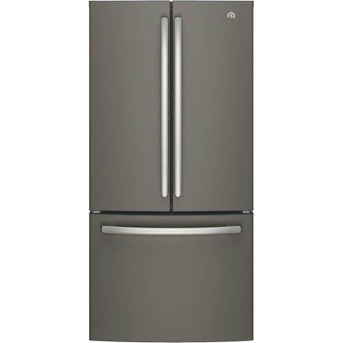 GE - 18.6 Cu. Ft. French Door Counter-Depth Refrigerator with Internal Water Dispenser - Slate