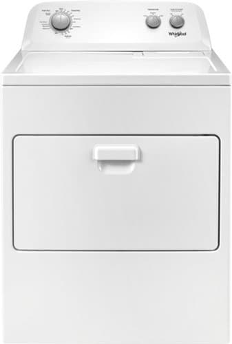 Whirlpool - 7 Cu. Ft. Electric Dryer with AutoDry Drying System - White