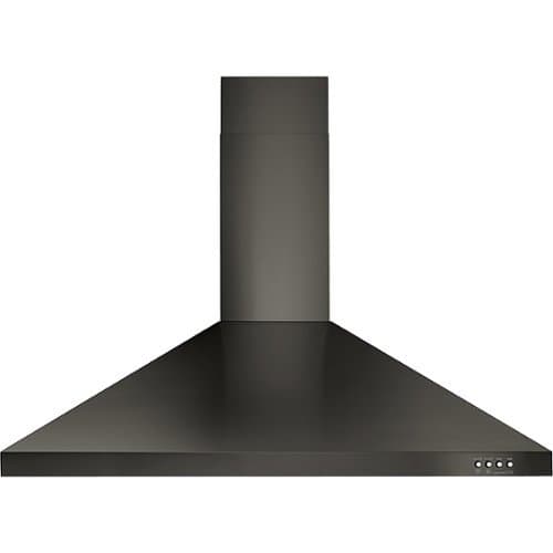 Whirlpool - 36 inches - Convertible - Wall Range Hood - Black Stainless Steel