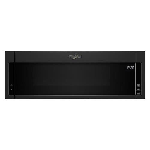 Whirlpool - 1.1 Cu. Ft. Low Profile Over-the-Range Microwave Hood Combination - Black