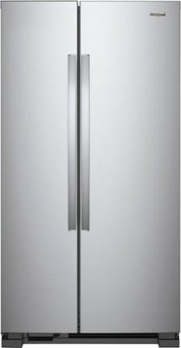 Whirlpool - 25.1 Cu. Ft. Side-by-Side Refrigerator - Stainless Steel