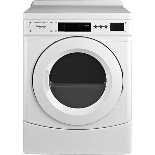 Whirlpool - 6.7 Cu. Ft. Commercial Electric Dryer with Extra Large Capacity - White