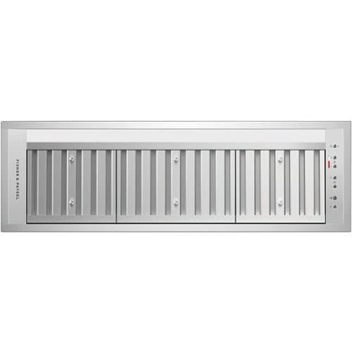 Fisher & Paykel - 35 inches - Externally Vented - Range Hood Insert - Stainless Steel/Aluminum