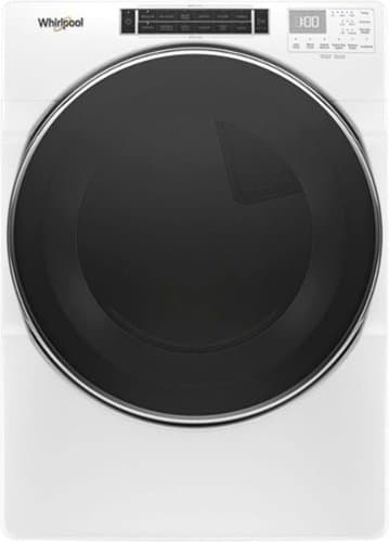 Whirlpool - 7.4 Cu. Ft. Stackable Electric Dryer with Steam and Intuitive Controls - White