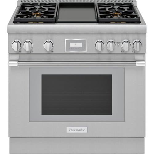 Thermador - Pro Harmony 5.0 Cu. Ft. Freestanding Gas Convection Range with ExtraLow Select Burners - Stainless Steel