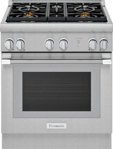 Thermador - Pro Harmony 4.4 Cu. Ft. Freestanding Gas Convection Range with ExtraLow Select Burners - Stainless Steel