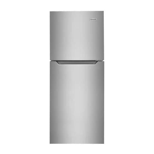 Frigidaire - 10.1 Cu. Ft. Garage Ready Top-Freezer Refrigerator - Fingerprint-Resistant Stainless Steel Look