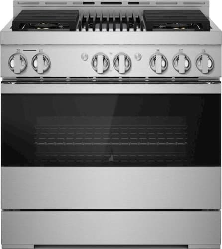 JennAir - NOIR 5.1 Cu. Ft. Freestanding Gas True Convection Range with CustomClean - Floating Black Glass