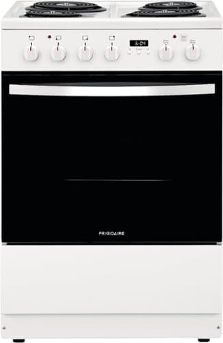 Frigidaire - 1.9 Cu. Ft. Freestanding Electric Range with Hidden Bake Element - White