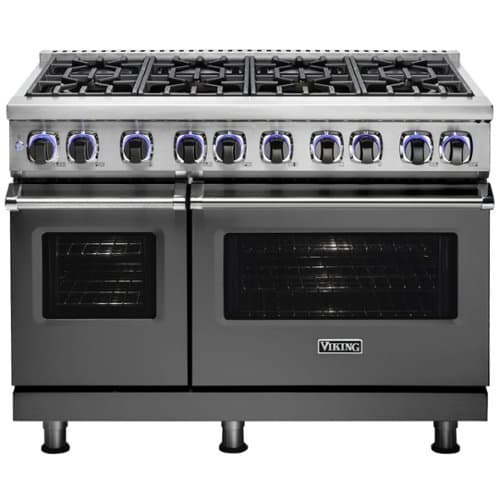 Viking - VGR Freestanding 7-Series Gas 48"W Range - Damascus Gray