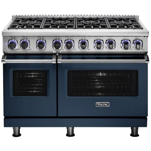 Viking - VGR Freestanding 7-Series Gas 48"W Range - Slate Blue