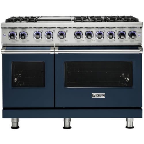 Viking - VGR Freestanding 7-Series Gas 48"W Range - Slate Blue
