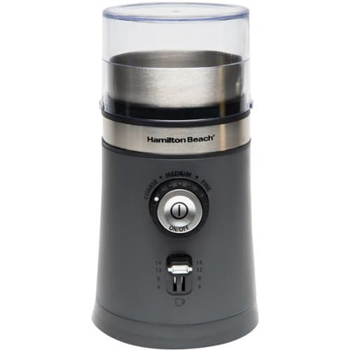 Hamilton Beach - Custom Grind Coffee Grinder - Gray